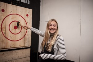 Axe throwing